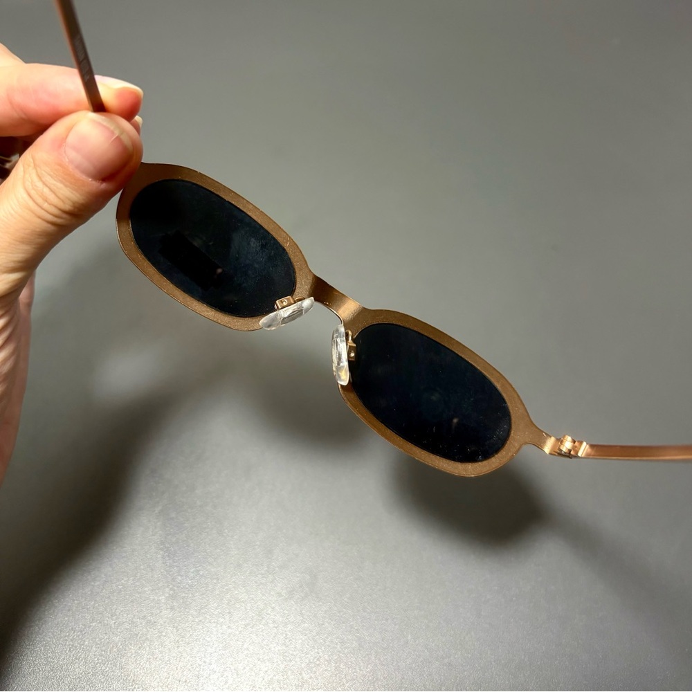 PERSONAL OPTICS Vintage Slim Oval Sunglasses - Picture 4 of 7